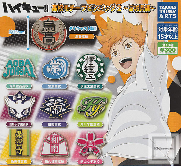 楽天市場】【コンプリート】ハイキュー！！グリッター缶バッジ ☆全9種