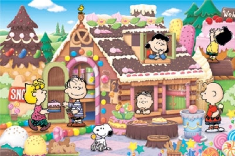 楽天市場】1000ピースジグソーパズル PEANUTS/スヌーピー ツリーハウス