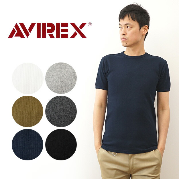 楽天市場】AVIREX（アヴィレックス） デイリーウェア ヘンリーネック