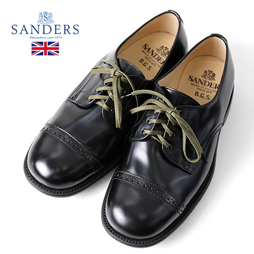 楽天市場】SANDERS/サンダース B.G.S. PLAIN TOE 1945BOW WAXY LEATHER