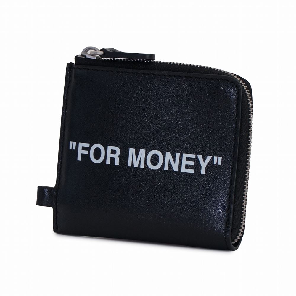 楽天市場】オフホワイト メンズ 二つ折り財布 OMNC013R208530211001