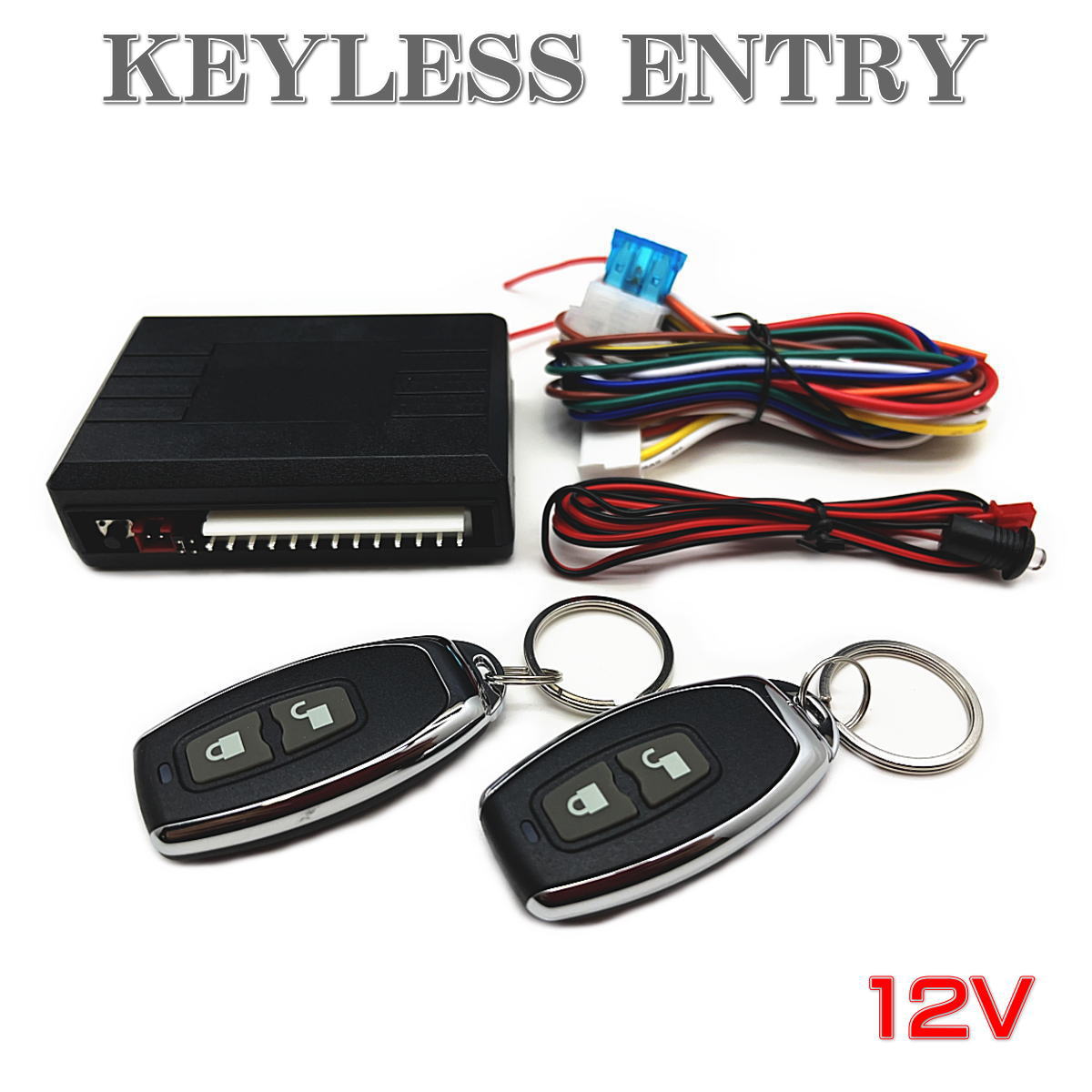 楽天市場】キーレス エントリー キット 汎用 アンサーバック機能付