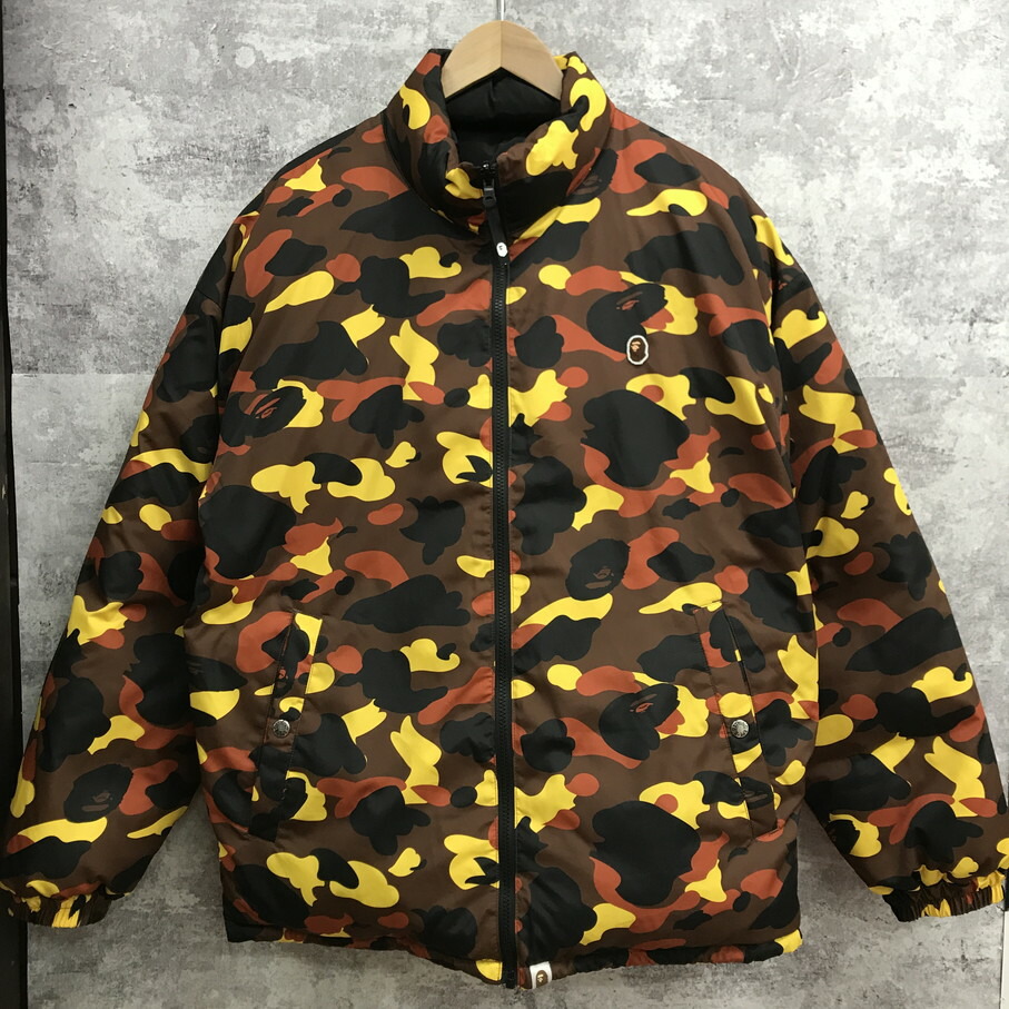 楽天市場】A BATHING APE 1ST CAMO FUR DOWN HOODIE JACKET Mサイズ