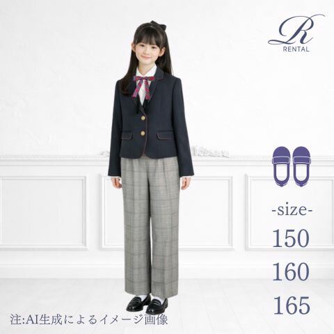 楽天市場】【レンタル】J033 レンタル 黒系パンツスーツ 卒業式 女の子