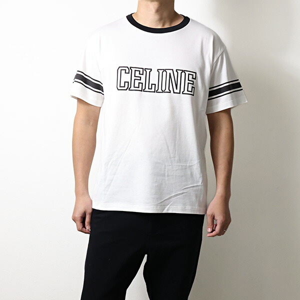 楽天市場】CELINE セリーヌ Cotton Jersey Loose T-Shirts ルーズT