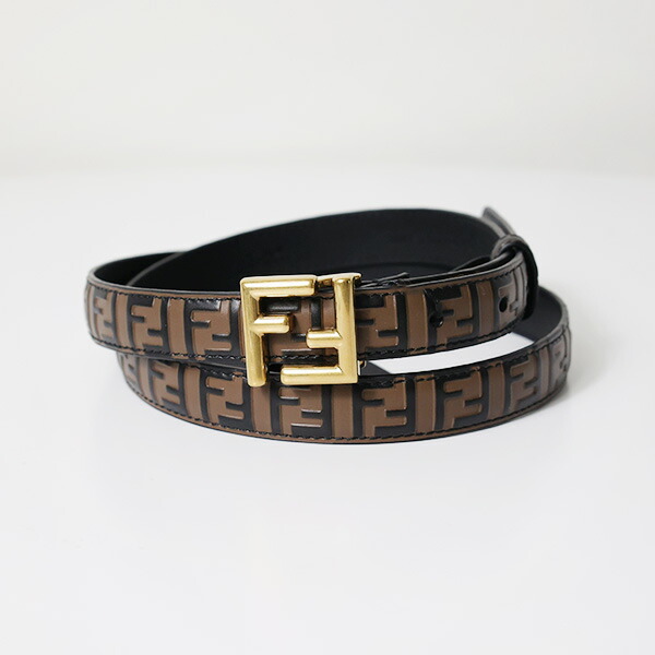 楽天市場】FENDI フェンディ FF Logo Belt ベルト FF柄 FFバックル
