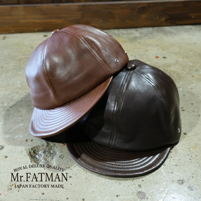 楽天市場】Mr.FATMAN ミスターファットマン ミネルバレザー キャップ