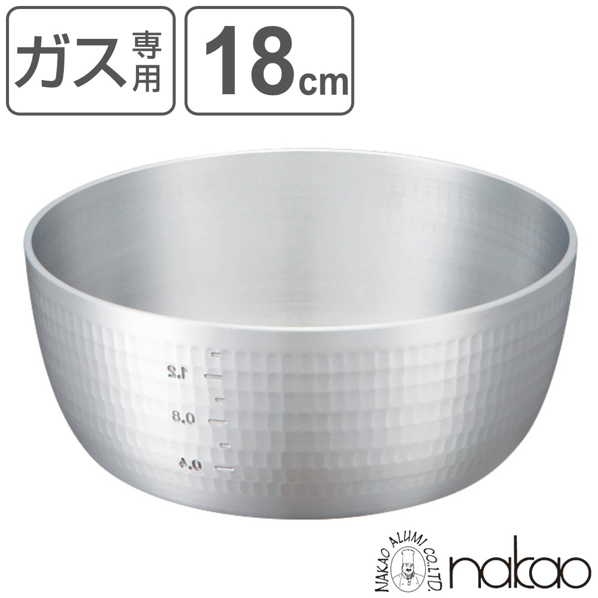 楽天市場】ヤットコ鍋 矢床鍋 24cm 3.7L 中尾アルミ （ 両手なべ 両手