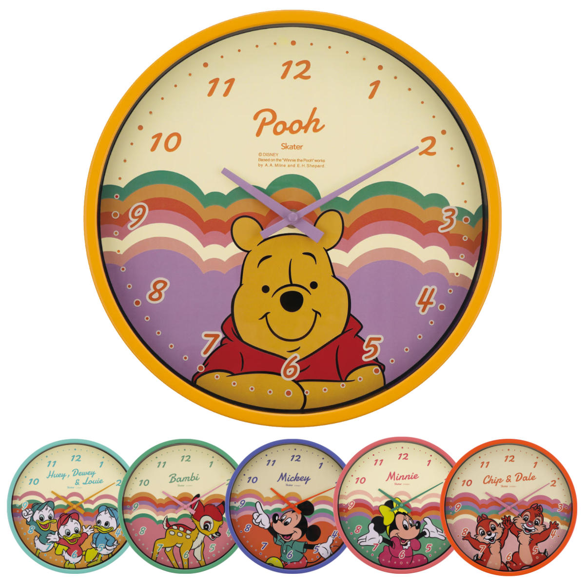 楽天市場】【掛け時計 プーさん】掛け時計【レトロ くまのプーさん