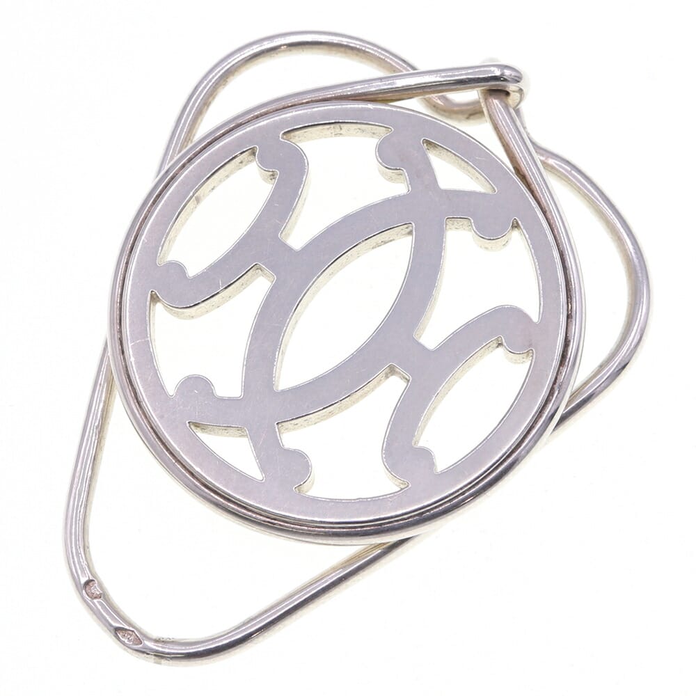 楽天市場】HERMES エルメス カデナ マネークリップ AG925 シルバー SV