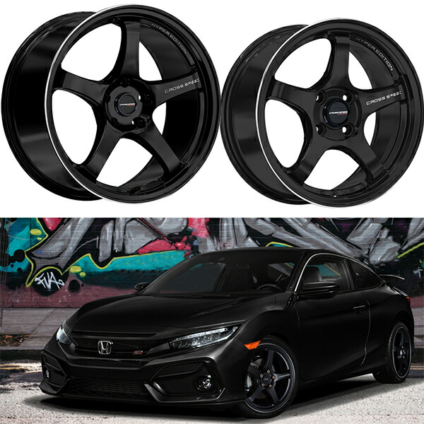 楽天市場】【楽天SS最大P28倍】 15インチ CR5 7J+28 4H-100 ブラック