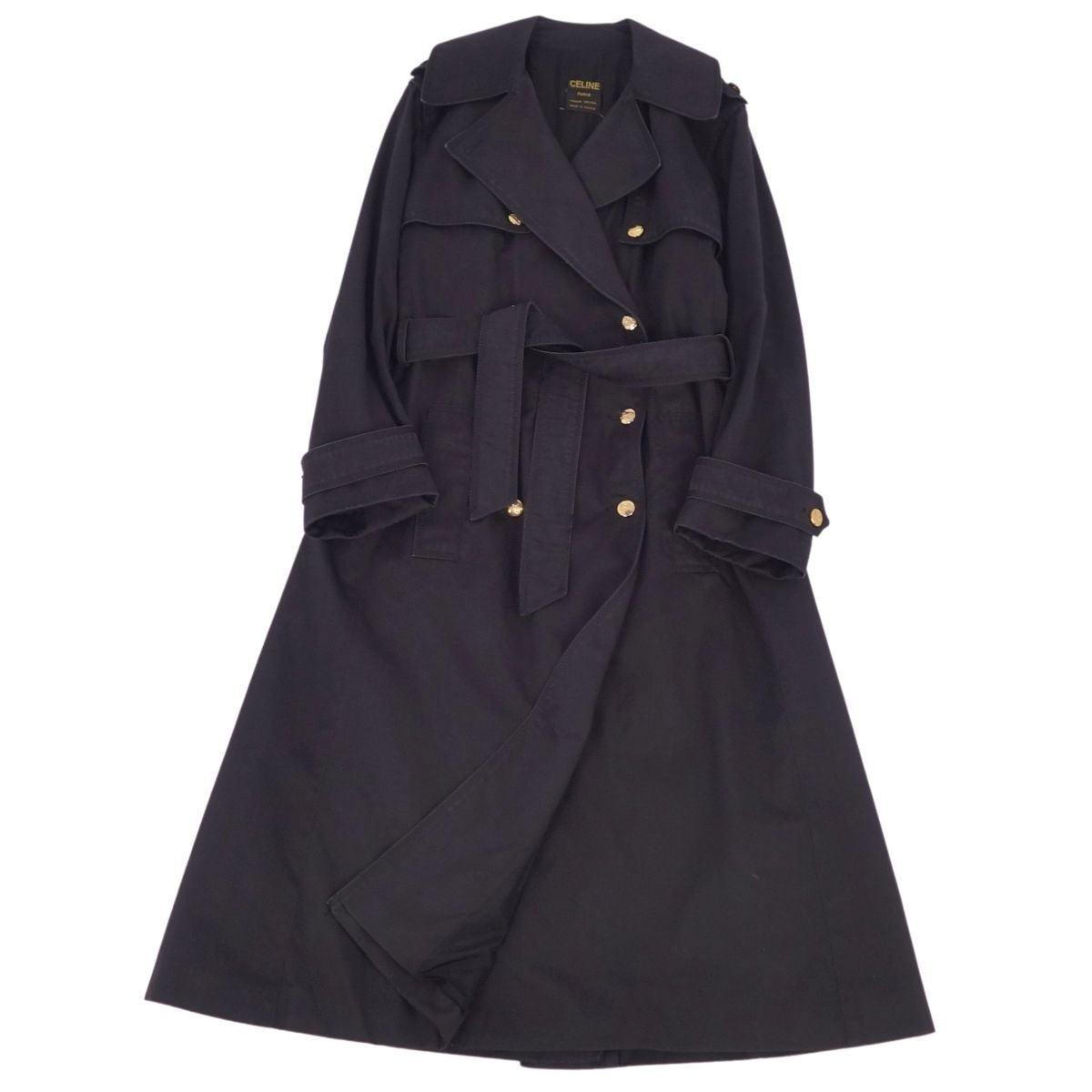 楽天市場】CELINE セリーヌ トレンチコート ウール ポリエステル