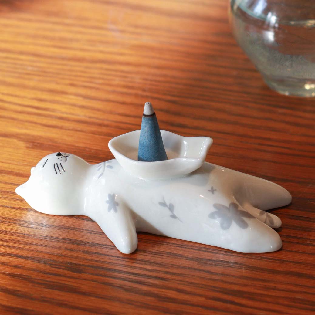 楽天市場】ねこのインセンストレイ Zappy ザッピー インセンススタンド