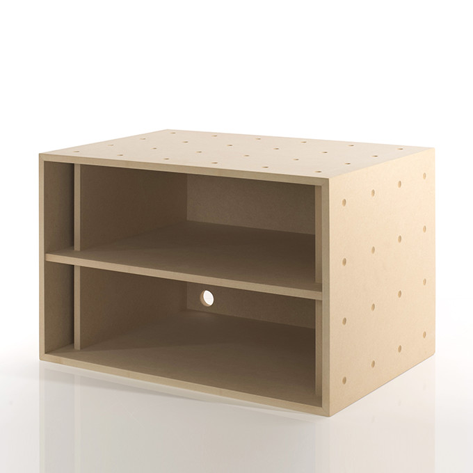 楽天市場】A3書類・ファイル収納ボックス 平置き2段 木製（書類棚