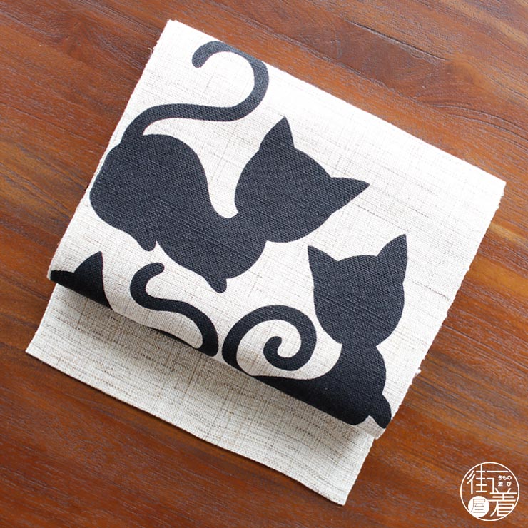 楽天市場】＼スーパーSALE開催中!／[本麻] 夏名古屋帯 くるんと尻尾の