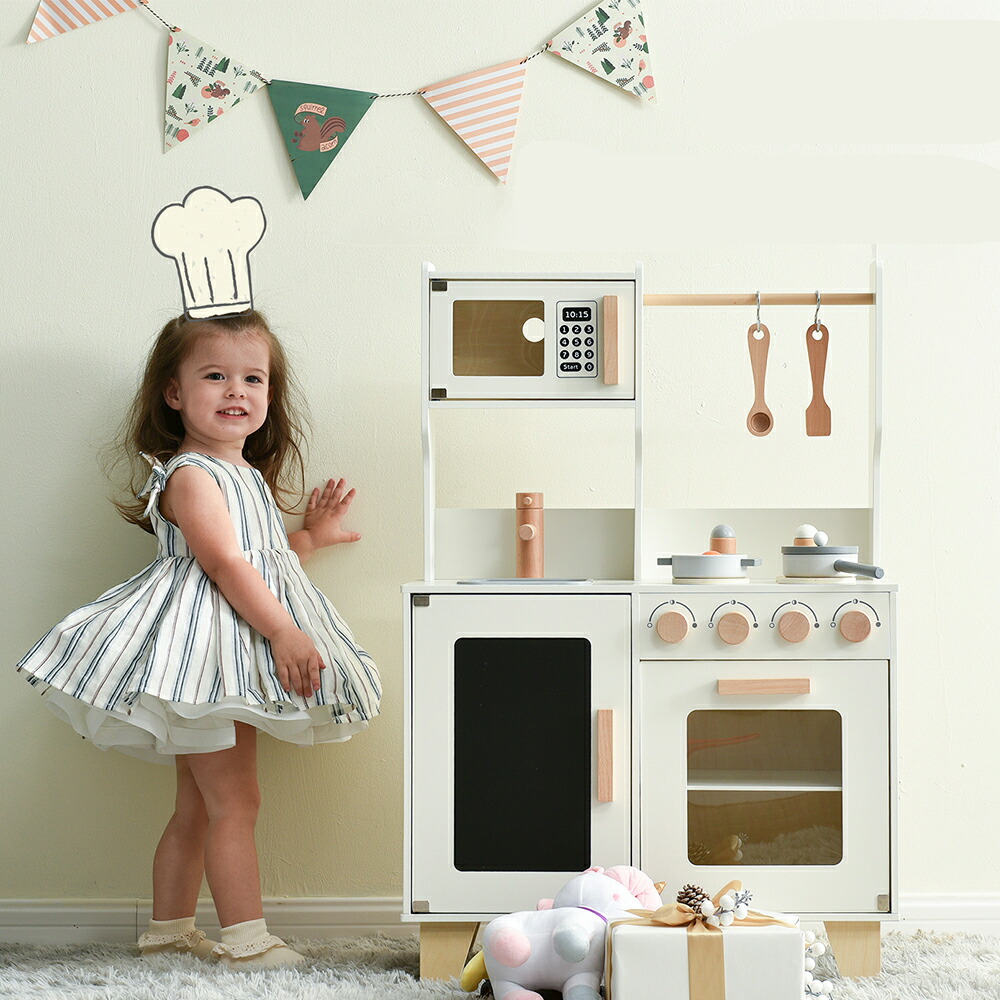 楽天市場】おままごとキッチン フォレストグリーン 木製 キッチン対象