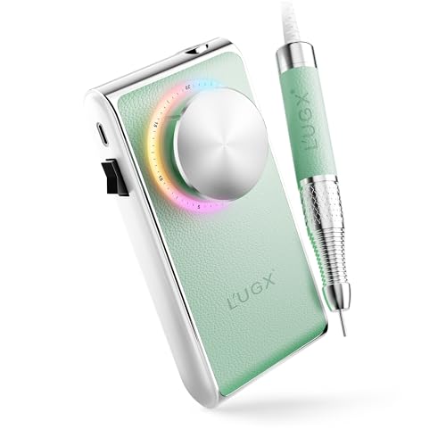 楽天市場】L'UGX 電動ネイルマシン 30000RPM プロ ネイルドリル 研磨