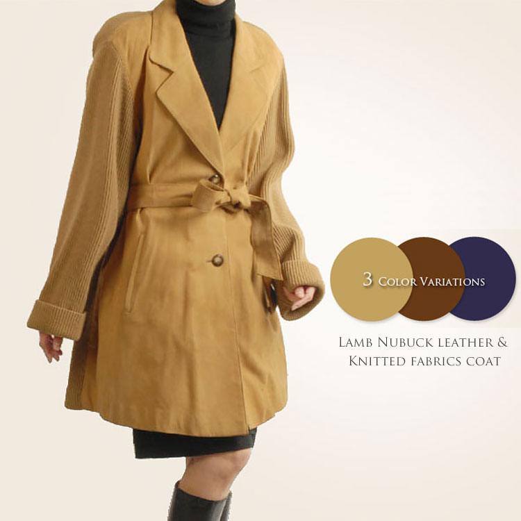 DURBAN ヴィンテージ 本革 レザー スウェード コート 豚革 10 DURBAN