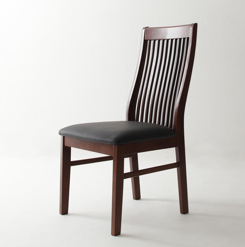 楽天市場】ダイニングチェア 1脚単体 ウォールナット材 合皮PVC