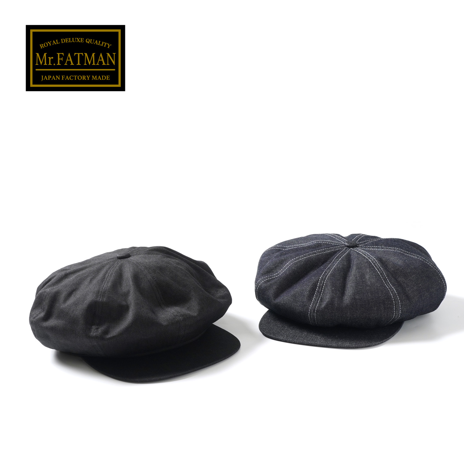 楽天市場】Mr.FATMAN ミスターファットマン 帽子 KEATON NEWSBOY CAP