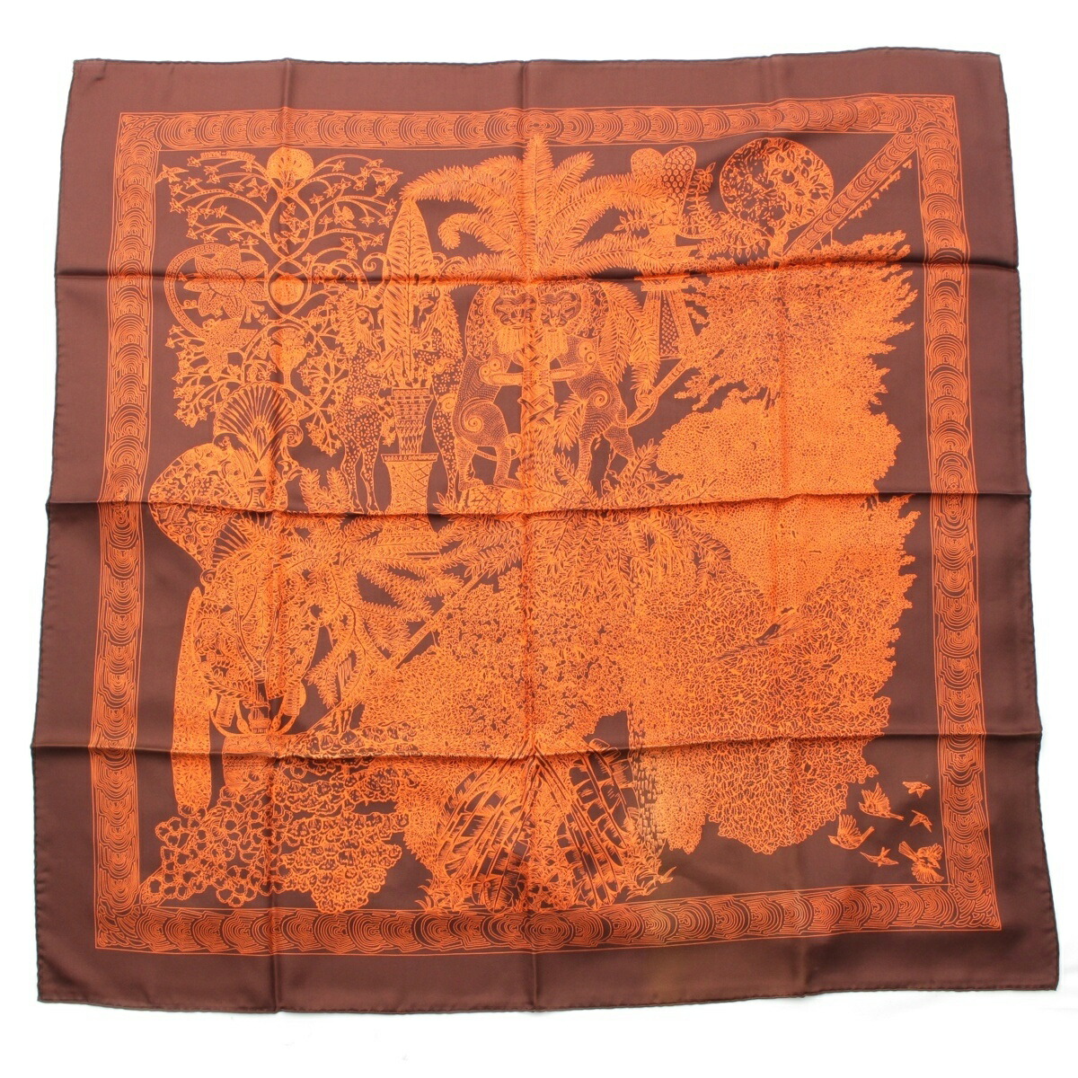 楽天市場】【極美品】HERMES エルメス カレ90 Les Legendes de L'Arbre