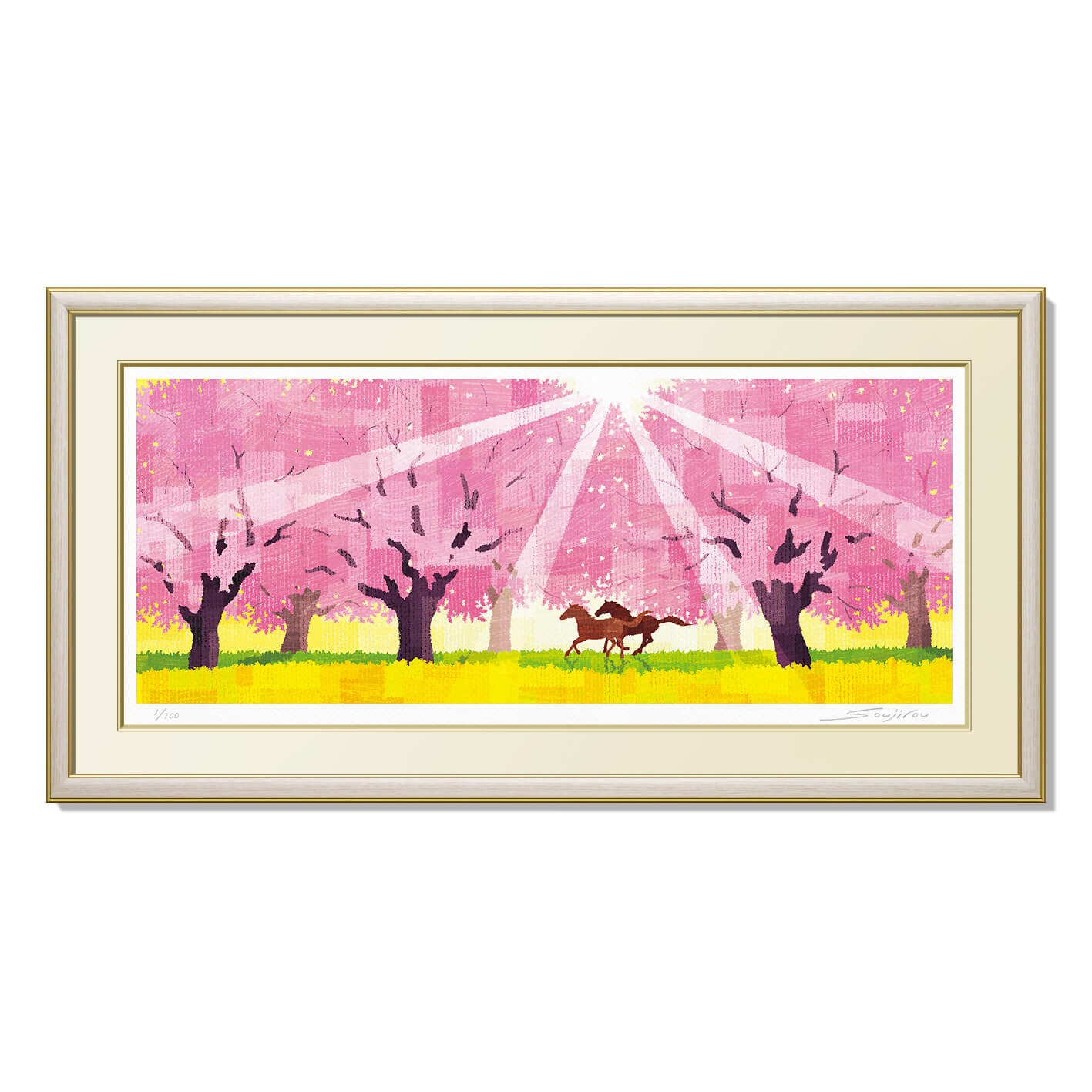 楽天市場】【楽天ランキング1位獲得】絵画 インテリア 壁掛け 額入り