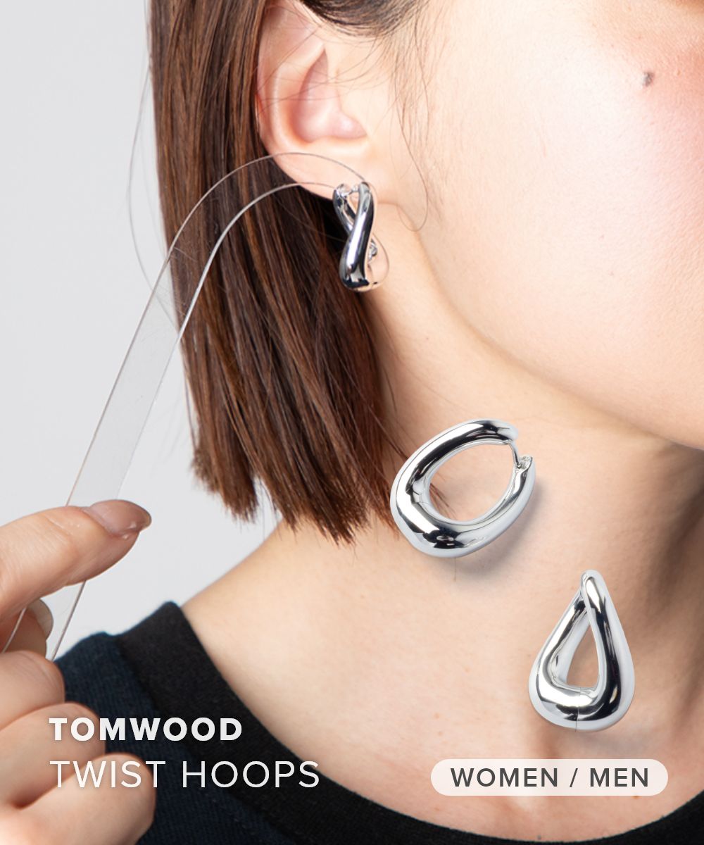 楽天市場】TOMWOOD トムウッド ピアス Kimberlitt Hoops 101307 メンズ
