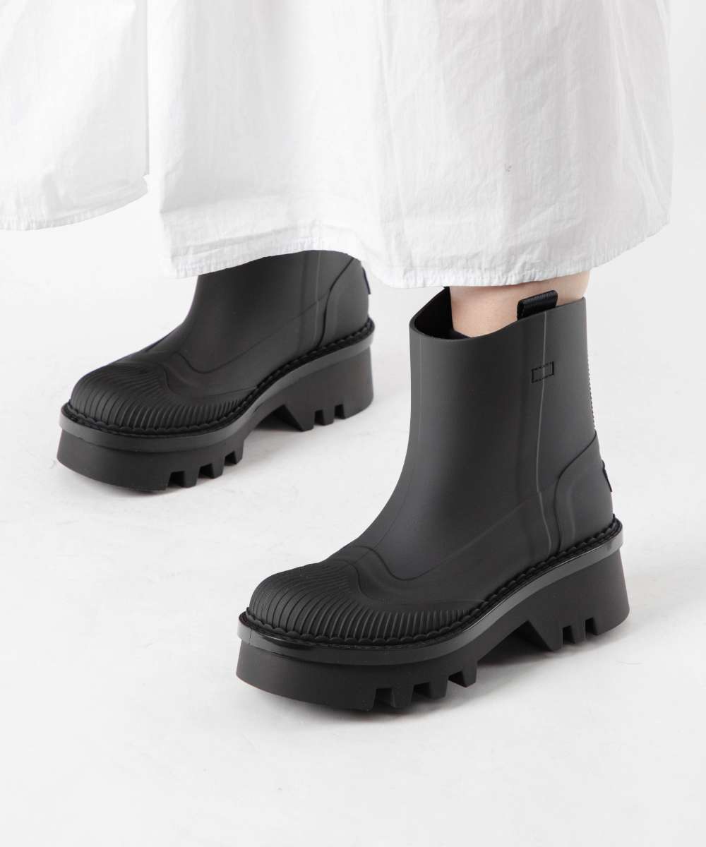 楽天市場】Chloe クロエ Logo Fur Rain Boots レインブーツ ロゴ