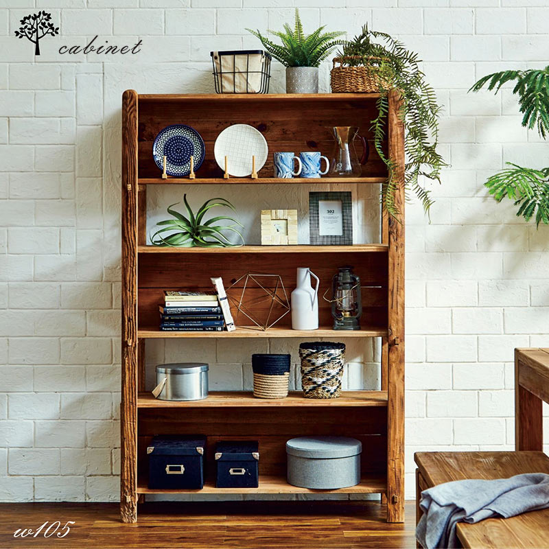 楽天市場】オープンラック 木製 奥行40 リビング収納 ディスプレイ