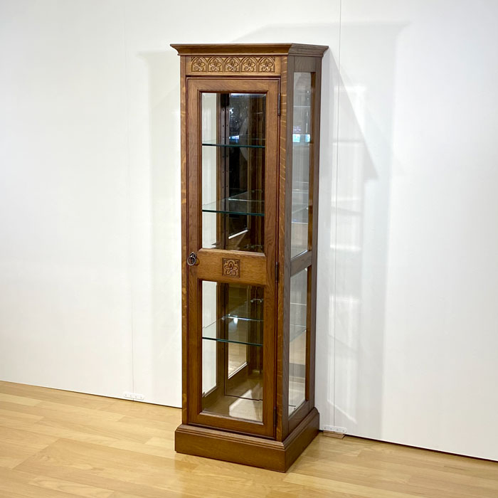 楽天市場】飾り棚 コレクションケース ショーケース オーク無垢 日本製