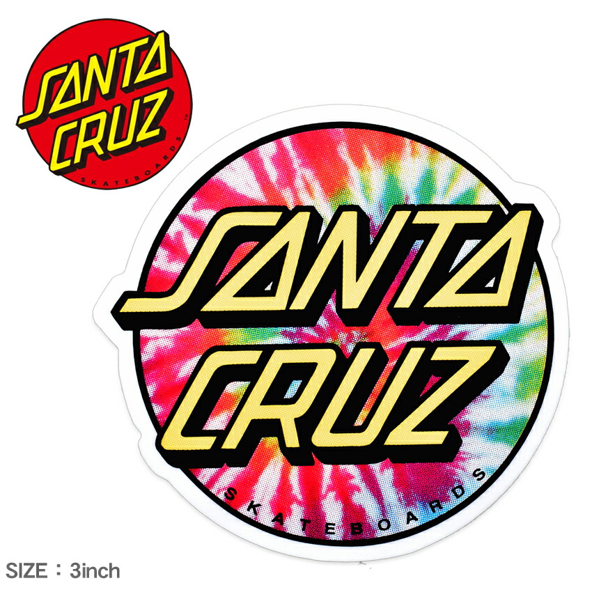 楽天市場】【ネコポス配送】サンタ クルーズ ステッカー SANTA CRUZ