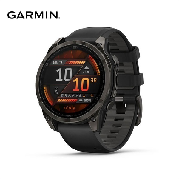 GARMIN(ガーミン)fenix 8 Sapphire AMOLED 47mm Carbon Gray「010
