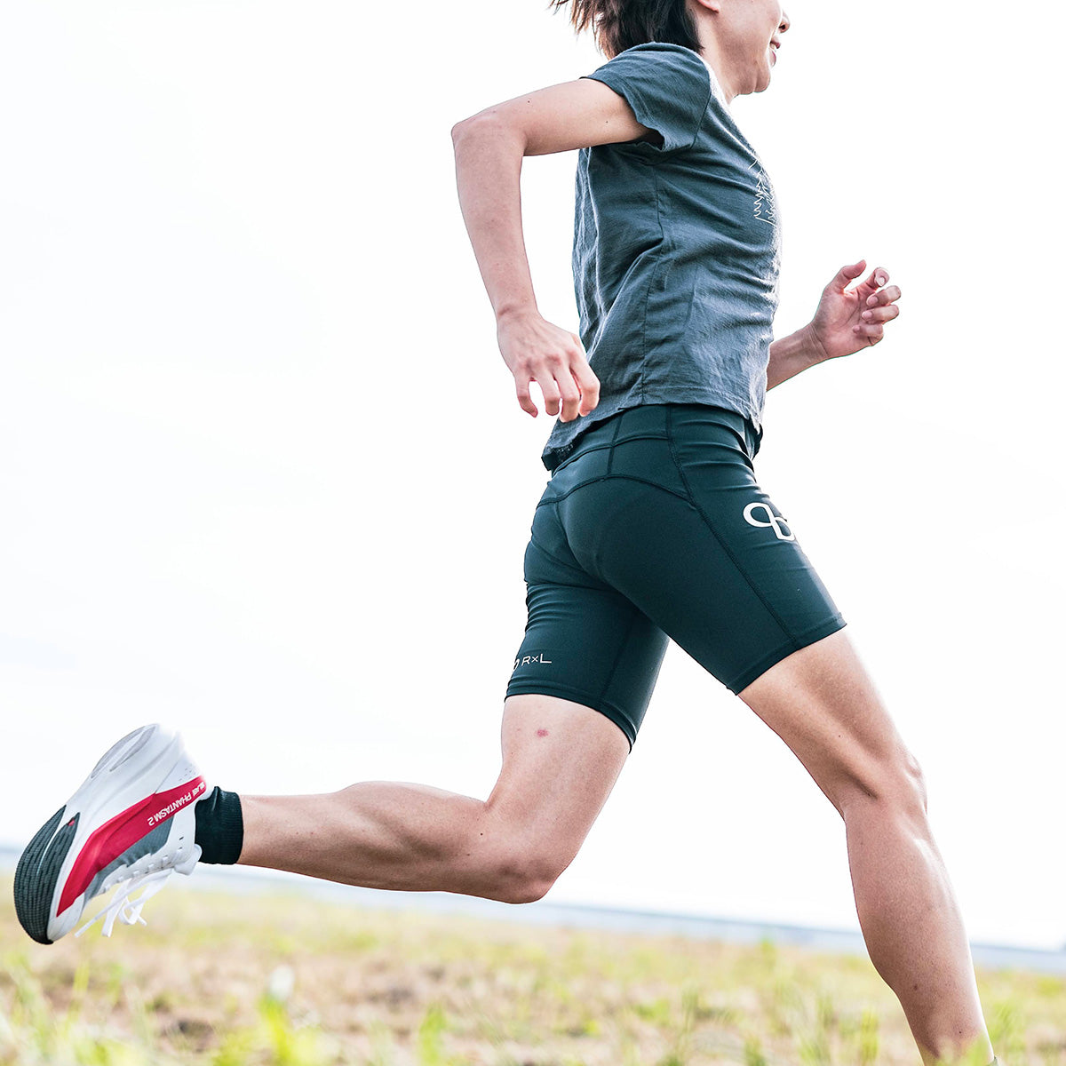 RUN STYLE HALF ランニング 3ポケット ハーフタイツ(ユニセックス