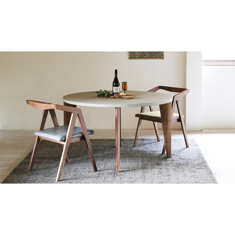 ブッカーT チェア(ウォールナット) (張地ランクPVCレザー) | ノック