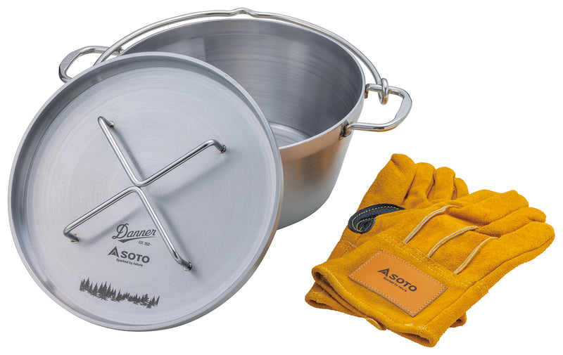数量限定】Danner×SOTO ステンレスダッチオーブングローブセット