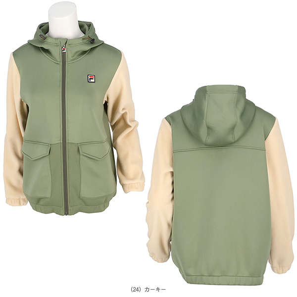 フィラ ウェア（レディース） ]フルジップアップパーカー／レディース