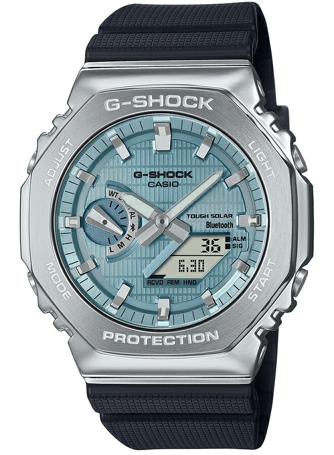 G-SHOCK メタルカバード GBM-2100A-1A3JF メンズ ソーラー Bluetooth