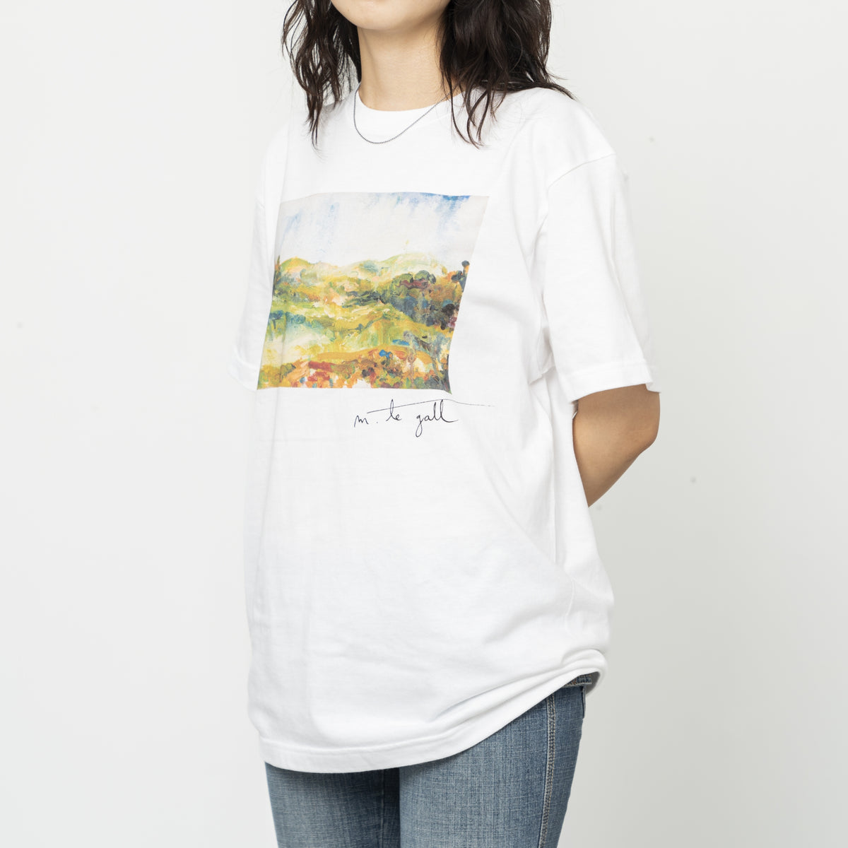 Tシャツ(山・ホワイト)