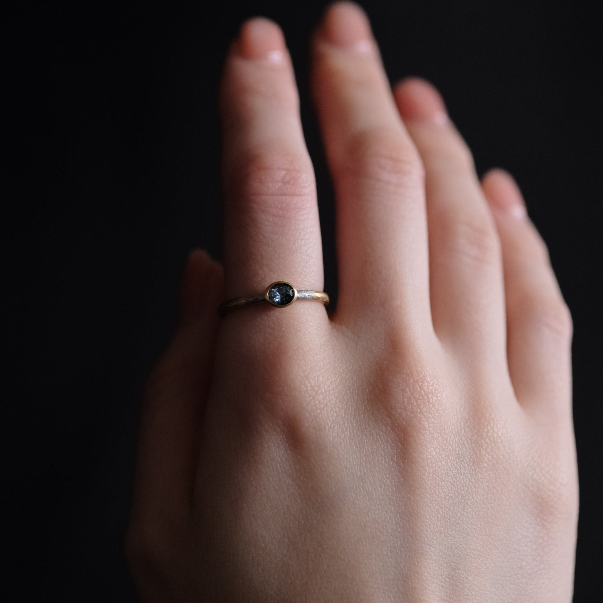 正規販売店【ギクラ - 一点もの モンタナ サファイア リング 】GLR242