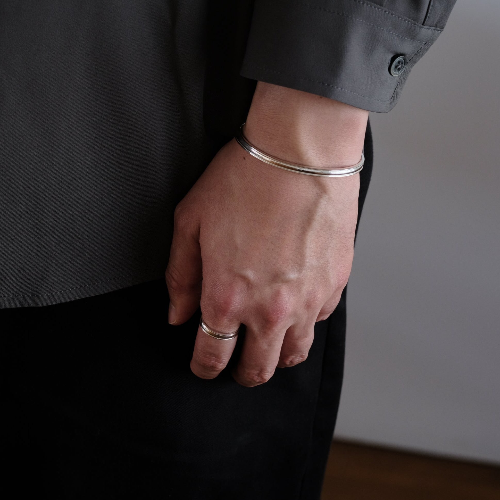 classic bungle［TA003-Silver925］メンズバングル
