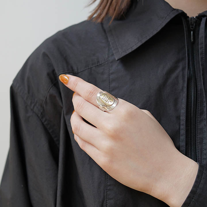 Revivre by Atelier d'antan : College Spoon Ring A202171AR050