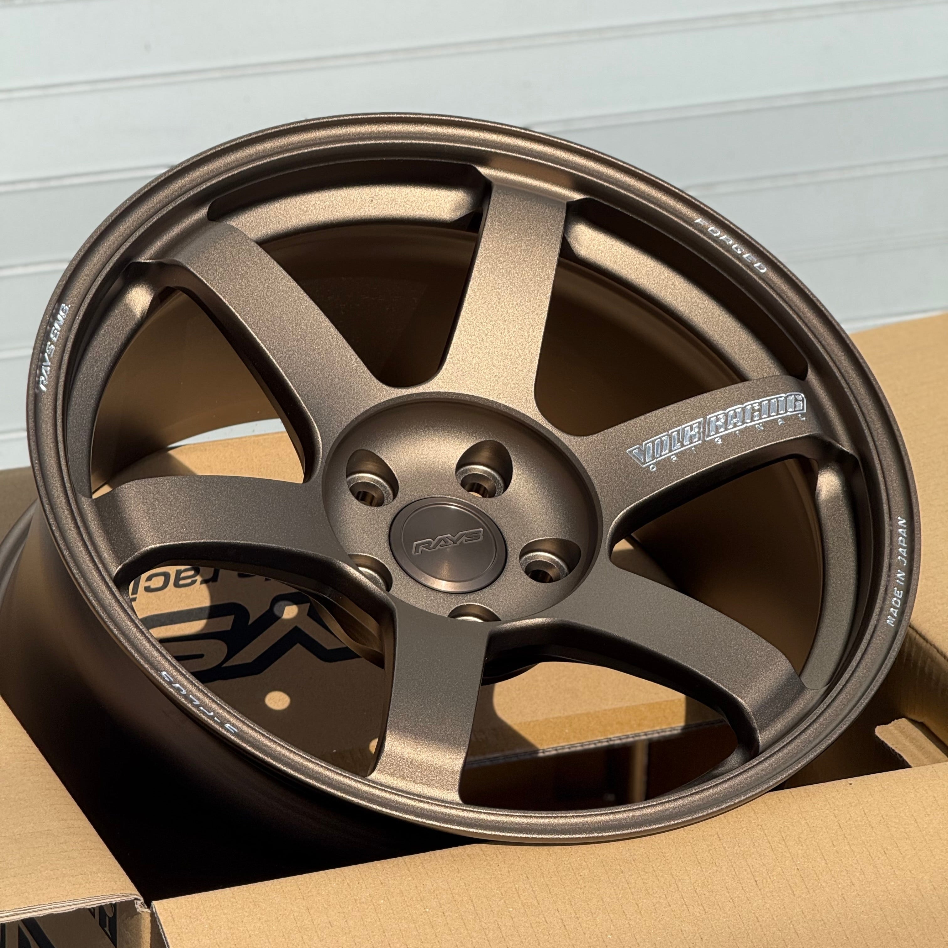 Volk TE37 Saga S-Plus 18x9.5 +22 Bronze for GR Corolla – WheelFlip