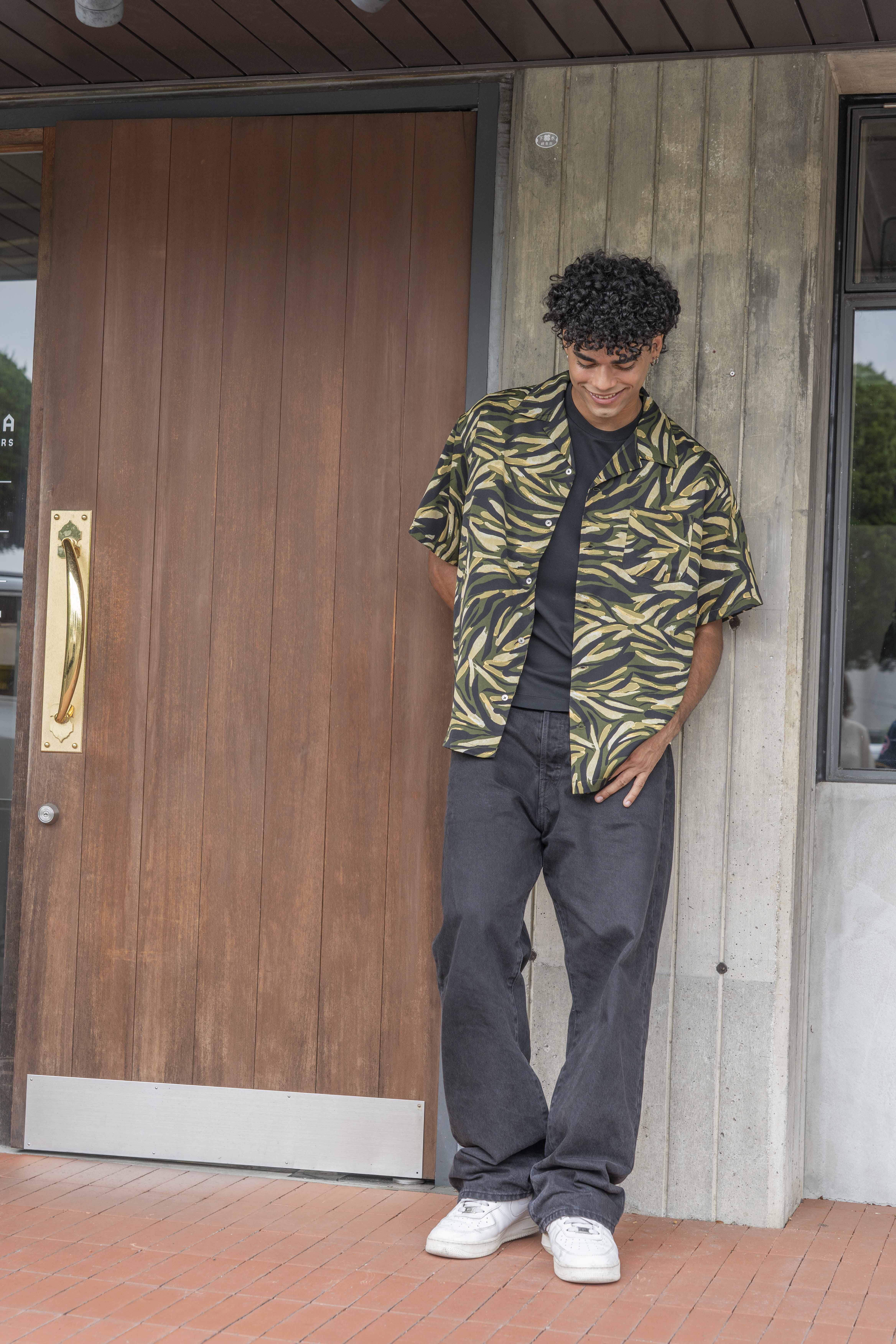 総柄オープンカラーシャツ - YEVS