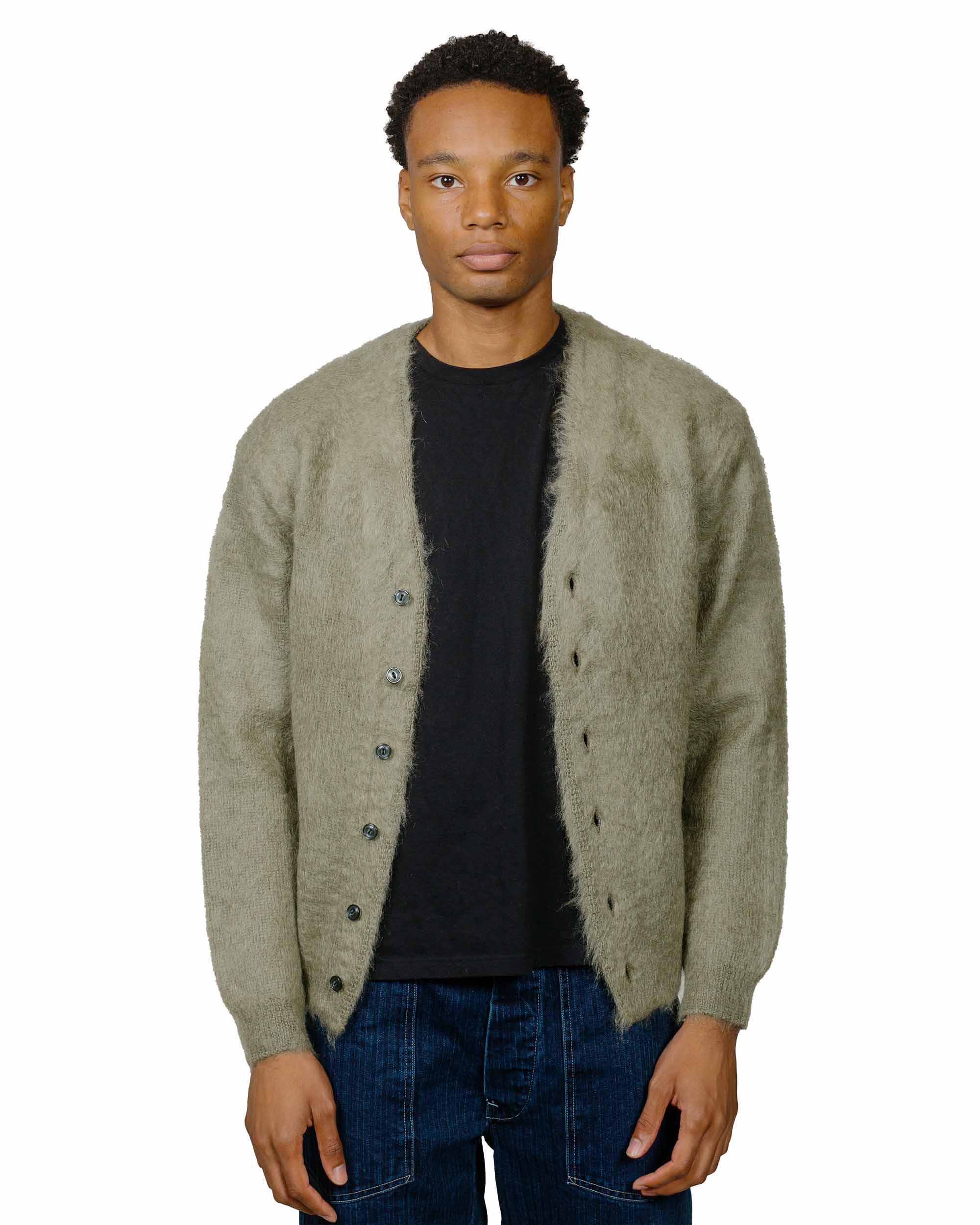 リアルマッコイズ MC19103 JM モヘア カーディガン ミント