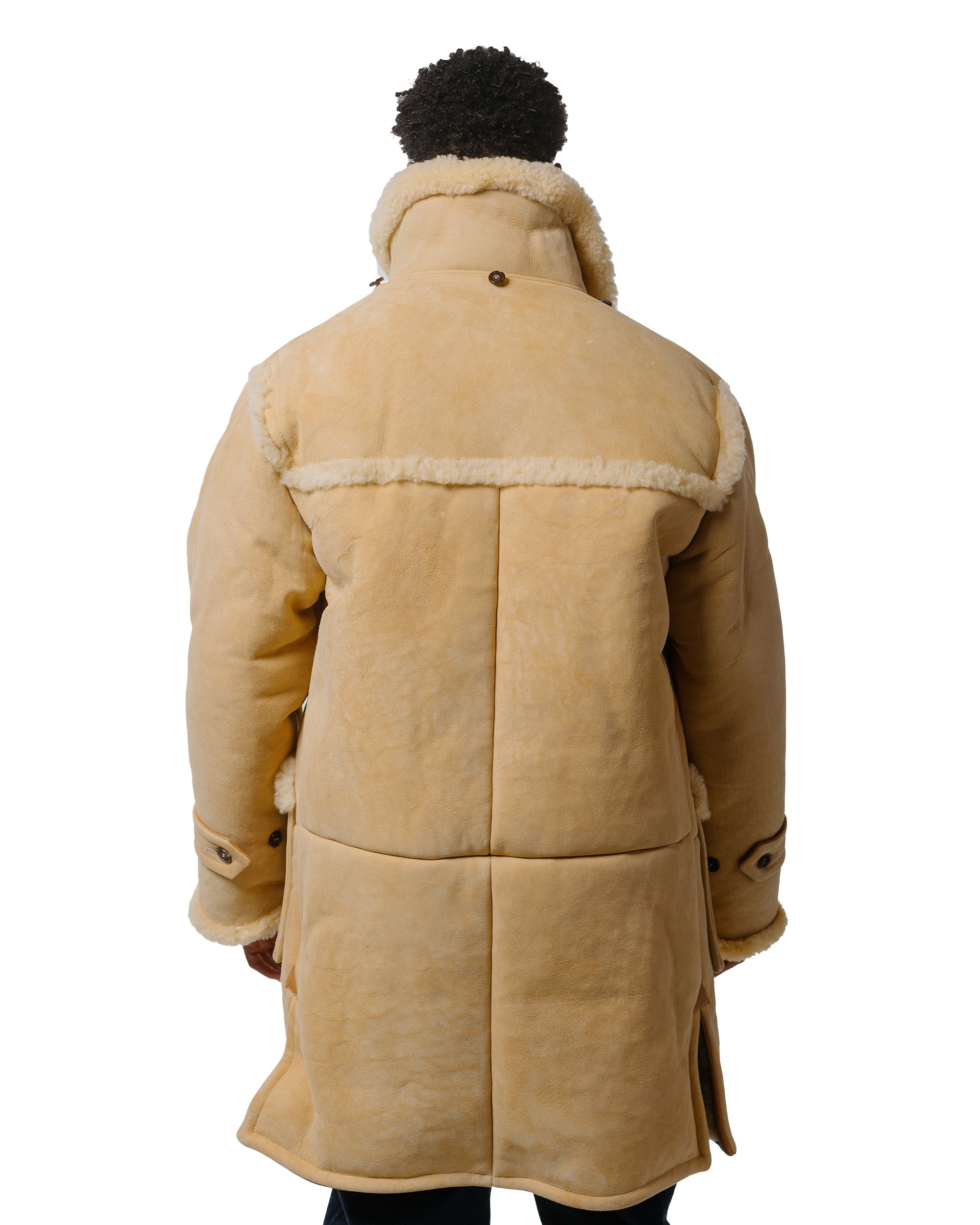 The Real McCoy's MJ21123 Mouton Duffle Coat Beige