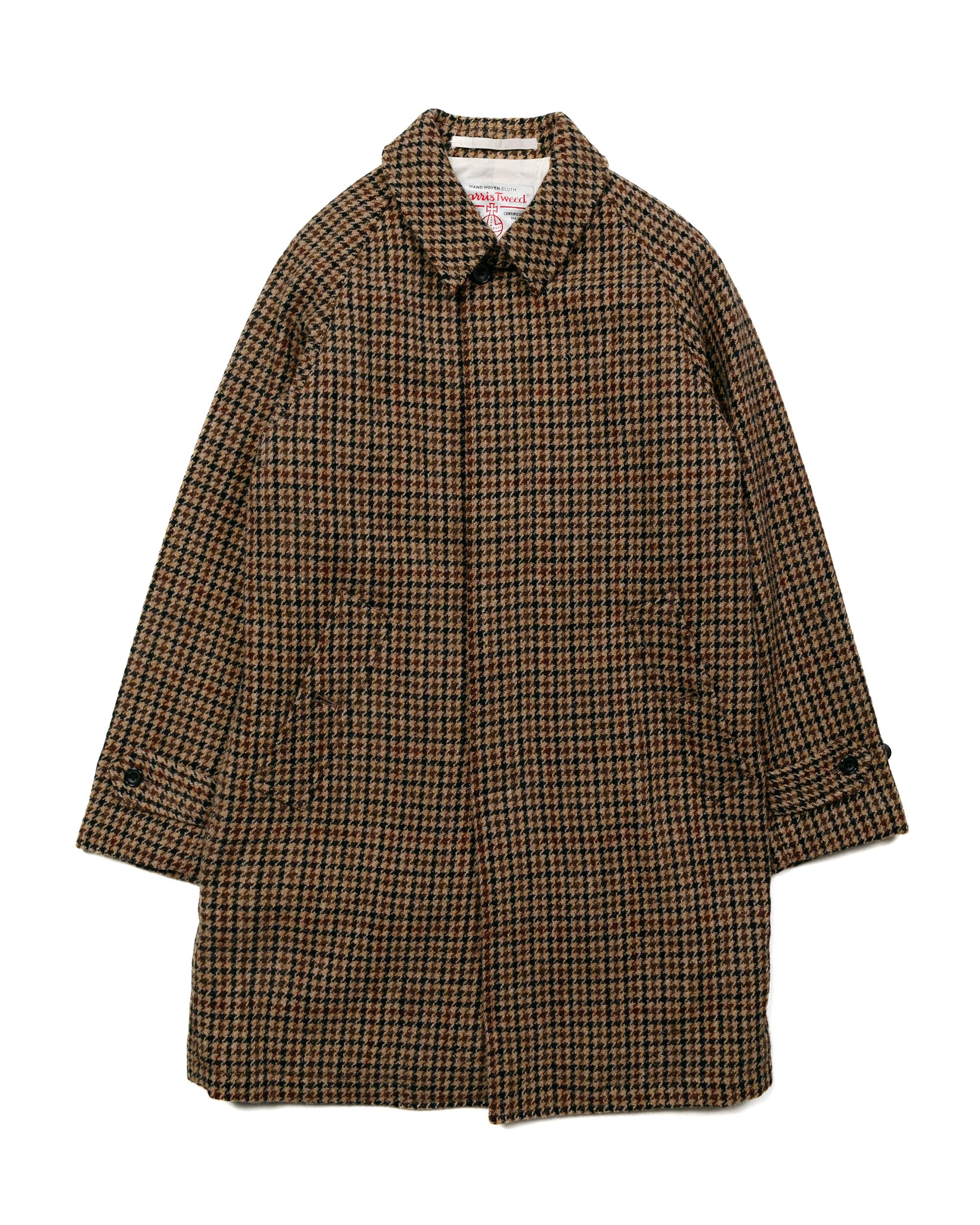 BeamsPlusBalCollarCoatHarrisTw