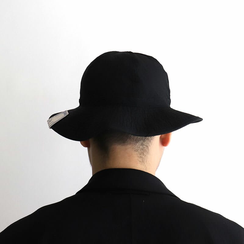 The H.W. Dog & Co. Nylon Fatigue Hat Black x Black