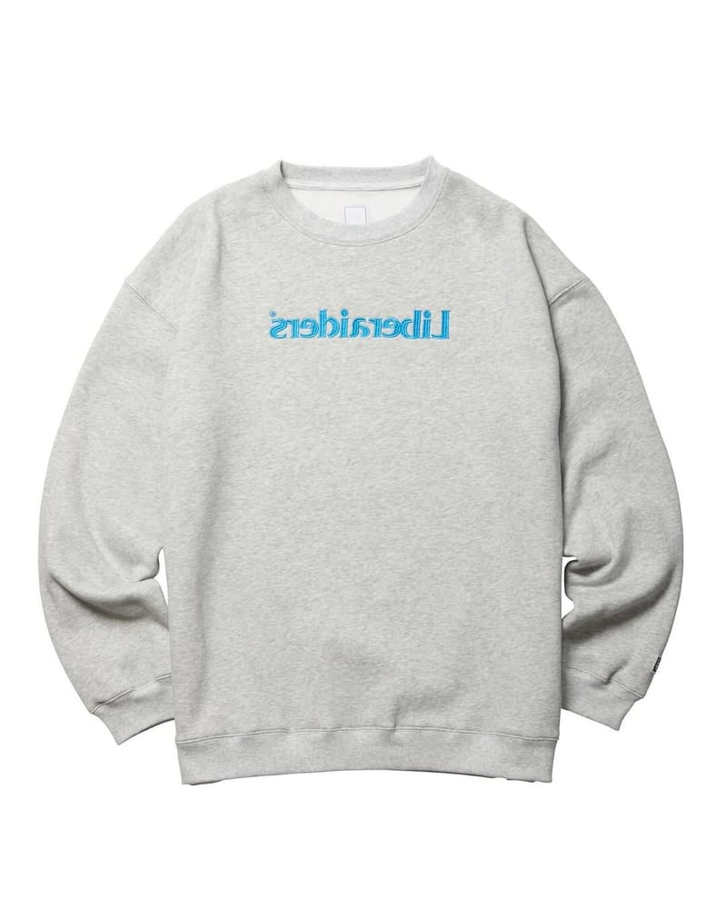 LIBERAIDERS 25F/W EMBROIDERY CREWNECK