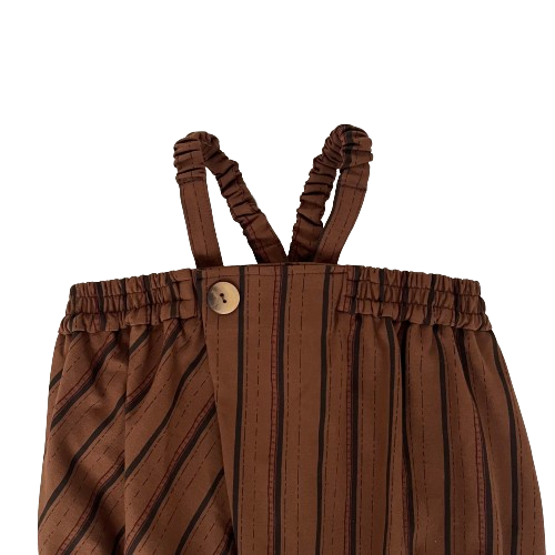 Hello Lupo - Dalston Bloomers - Stripy Brown