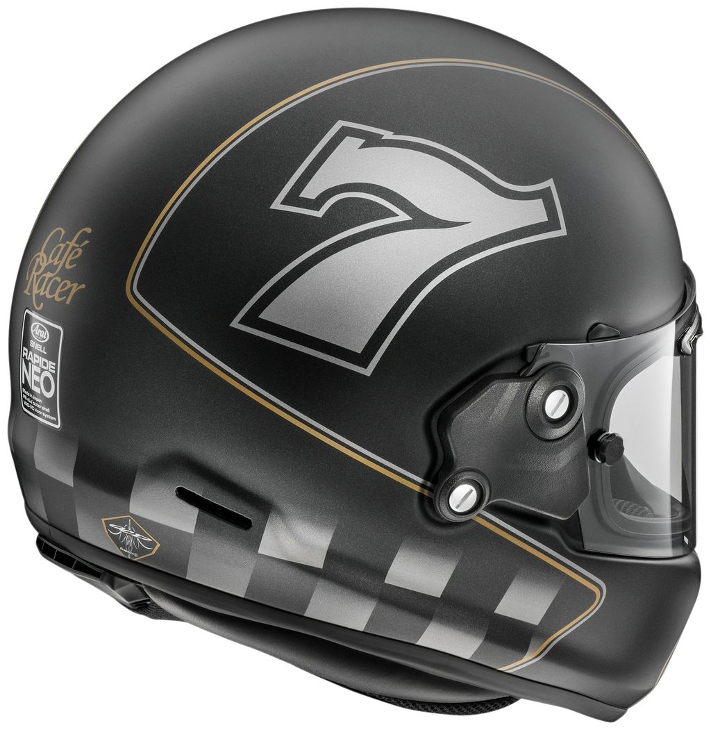 Arai Rapide Neo Cafe Racer - Black – MOTOMAN